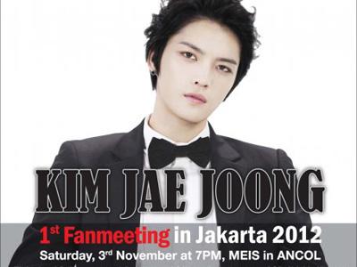 Kim Jaejoong JYJ Siap Sapa Penggemar di Indonesia